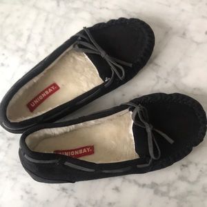 Black Unionbay Moccasins